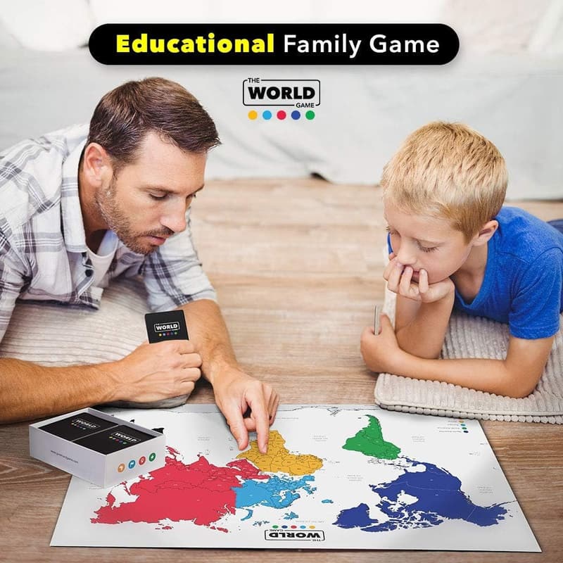 Geography Card Game for Kids & Teens - Educational Fun Gift