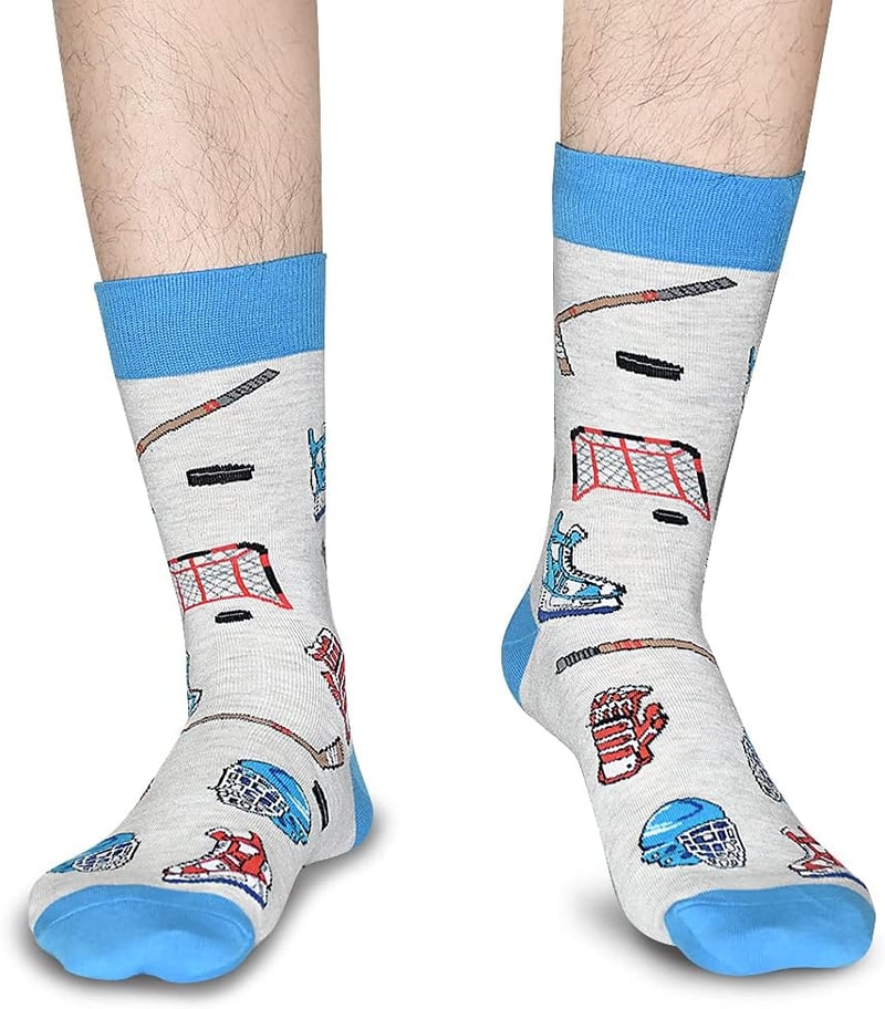 Funny Novelty Socks for Beer & Sports Lovers - Christmas Gift