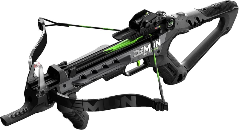 Compact Barnett Demun Tri-Strike Mini Crossbow with 3-Shot Magazine