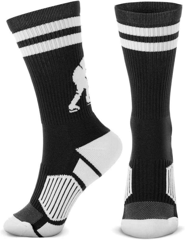 Hockey Performance Crew Socks - Youth & Adult - Mid-Calf