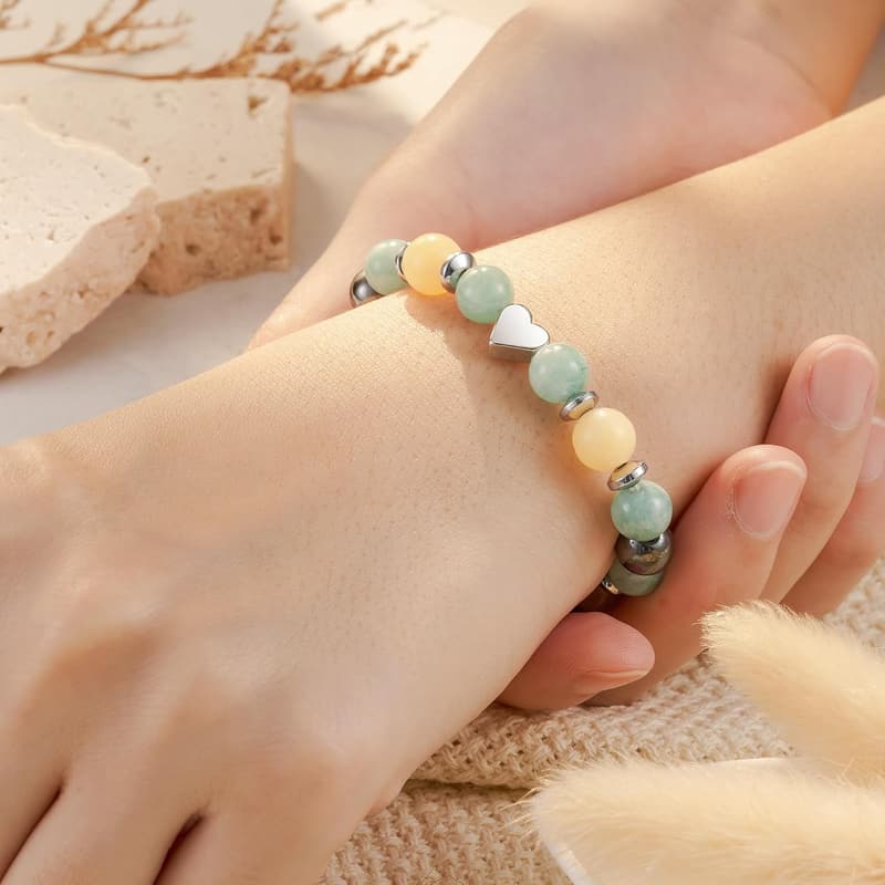 Meaningful Nature Stone Bracelet for Girls' Birthday