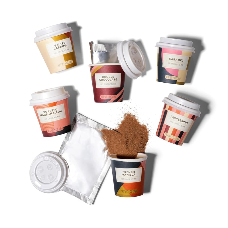 Hot Chocolate Gift Set - Mini Cups, Assorted Flavors (6 Pack)