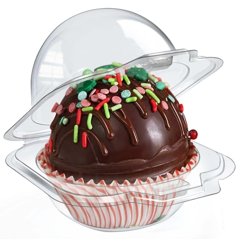 Spherical Hot Cocoa Bomb Packaging Boxes - 50 Pack