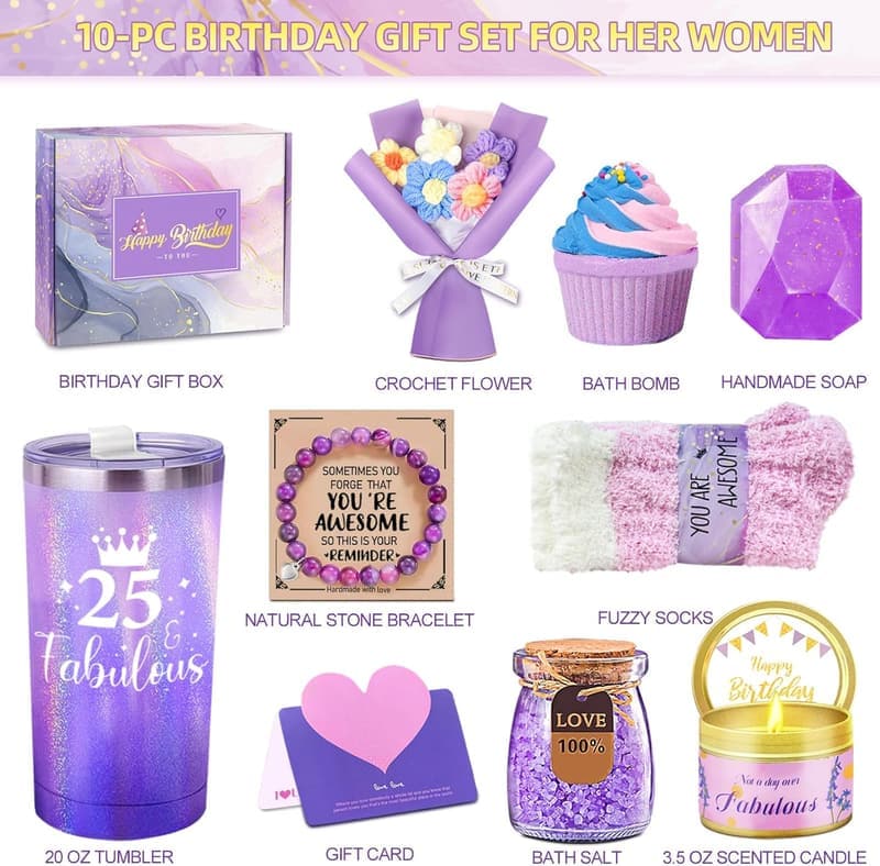 Unique Birthday Gifts for 25 Year Old Women