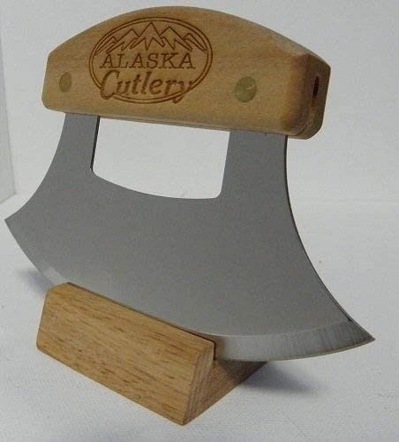 Alaskan Ulu Knife Gift Set for Culinary Enthusiasts