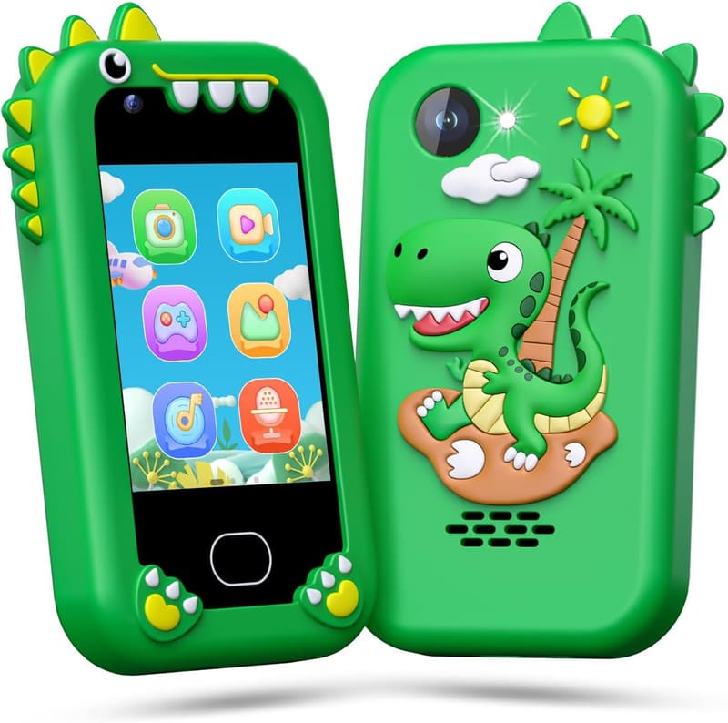 Kids Smartphone Toy with HD Dual Camera - Gifts for Ages 3-8