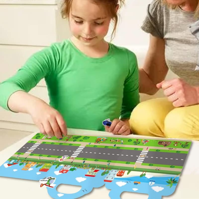 Vehicle Sticker Book for Kids, Educational Activity for Ages 3+
