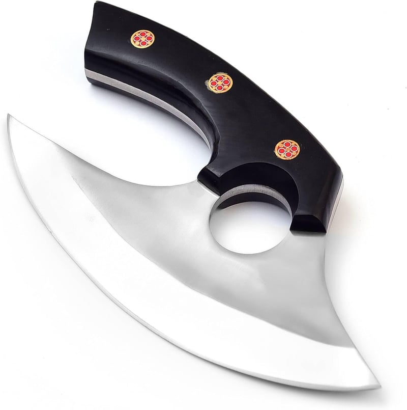 Alaskan Ulu Knife with D2 Steel Blade - Perfect Gift for Cooks