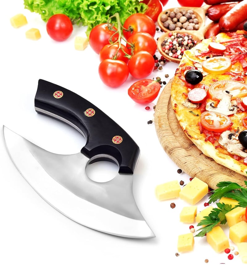 Alaskan Ulu Knife with D2 Steel Blade - Perfect Gift for Cooks