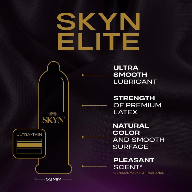 SKYN Elite Ultra-Thin Latex-Free Condoms - 36 Count