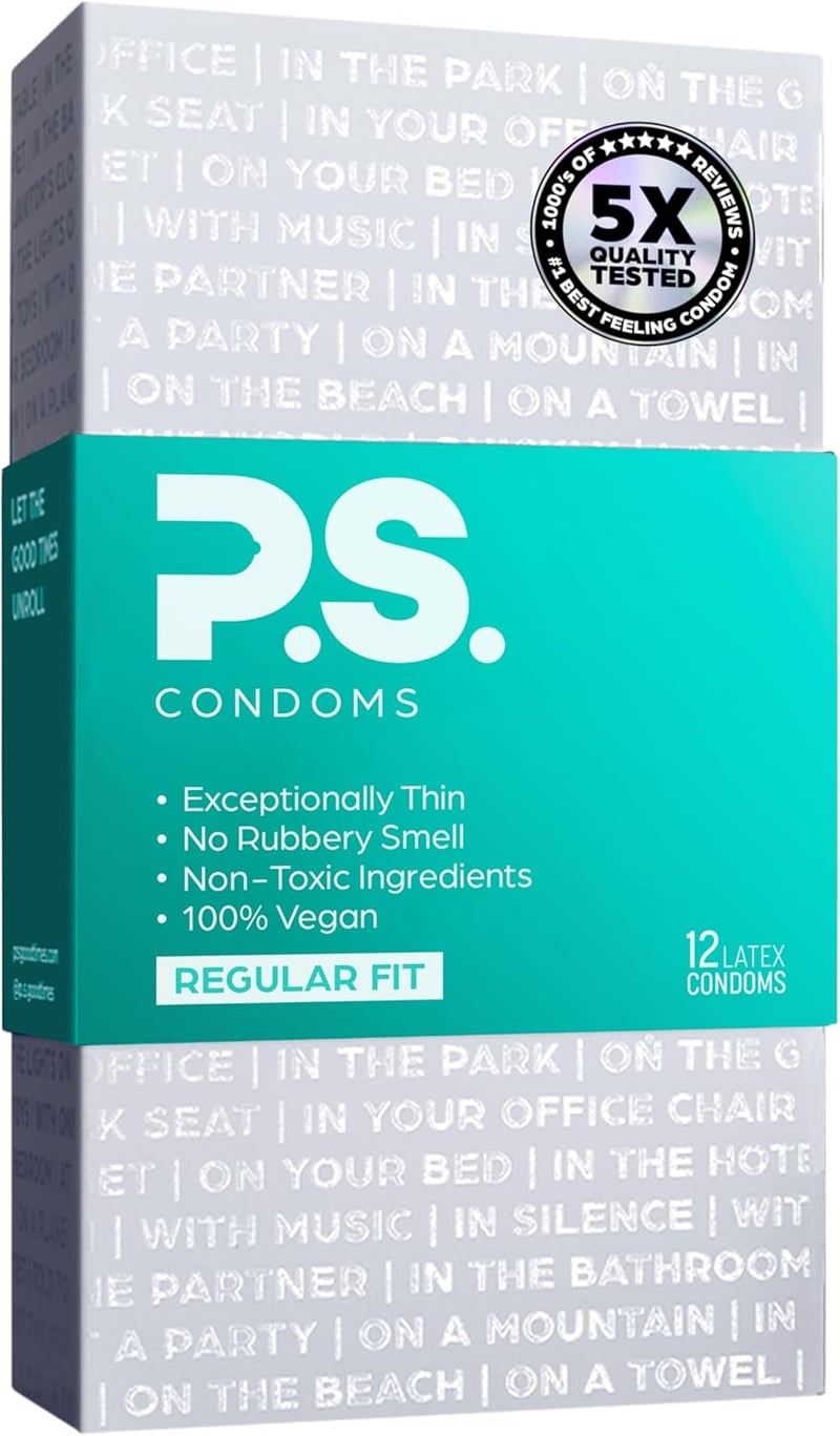 Ultra Thin Vegan Latex Condoms for Men - 12 Pack