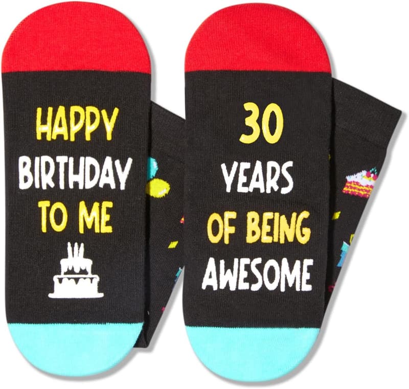 30th Birthday Socks for Men and Women