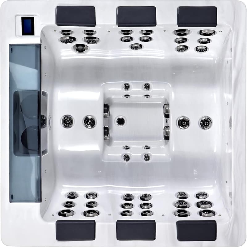 Luxury 6-Person Outdoor Portable Spa with 44 Jets