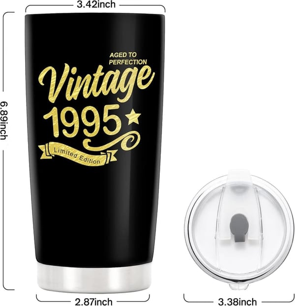 30th Birthday Stainless Steel Tumblers Gift for Couples