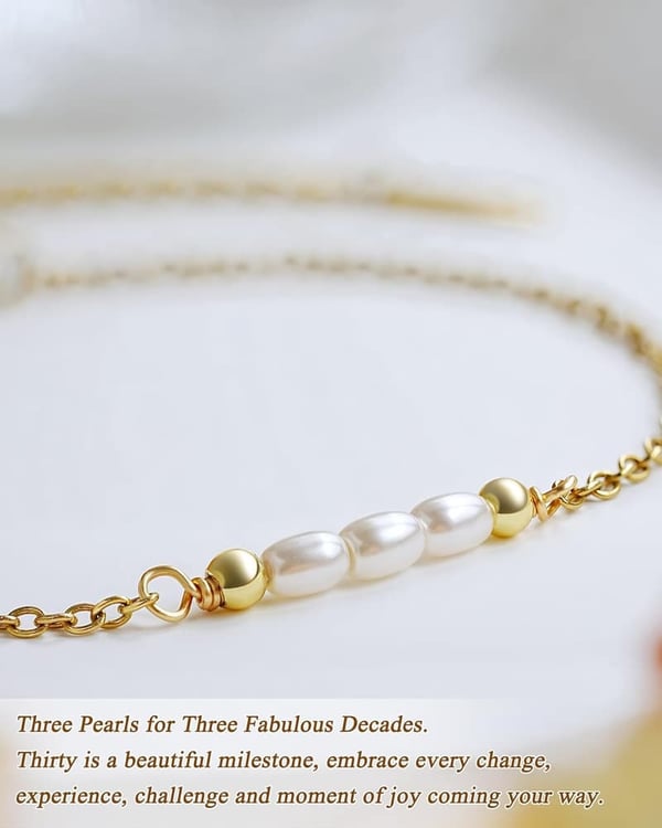 Birthday Pearl Bracelet for Women - Elegant Gift for All Ages