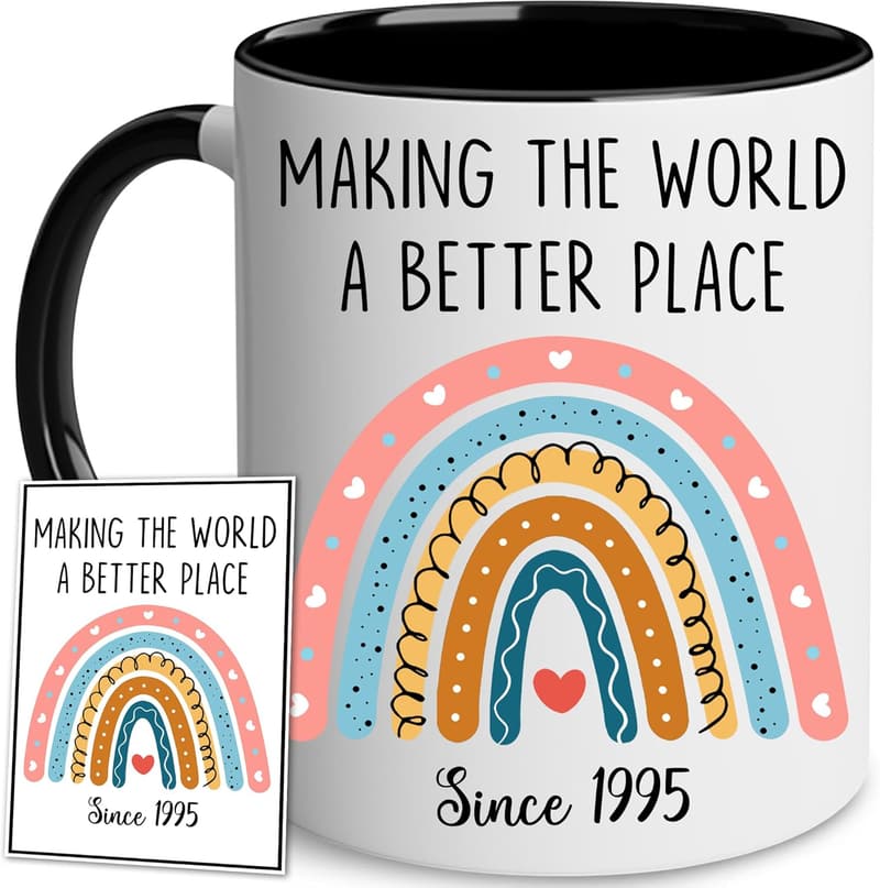 30th Birthday Coffee Mug Gift for Women and Men
