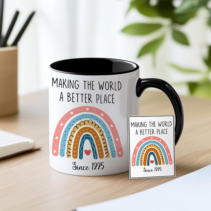 30th Birthday Coffee Mug Gift for Women and Men