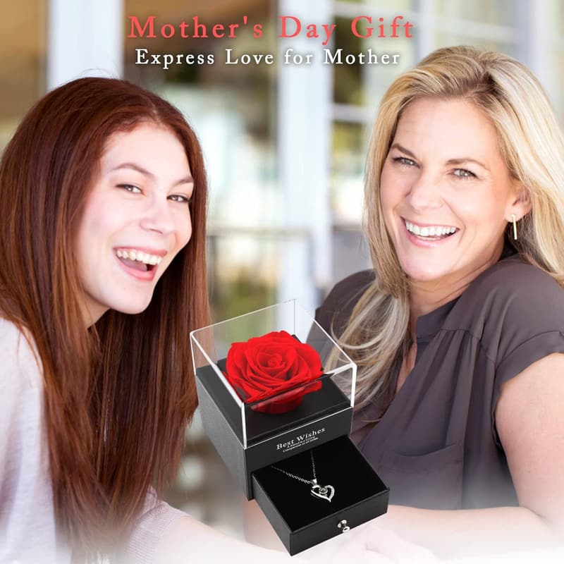 Valentine's Day Preserved Rose with 