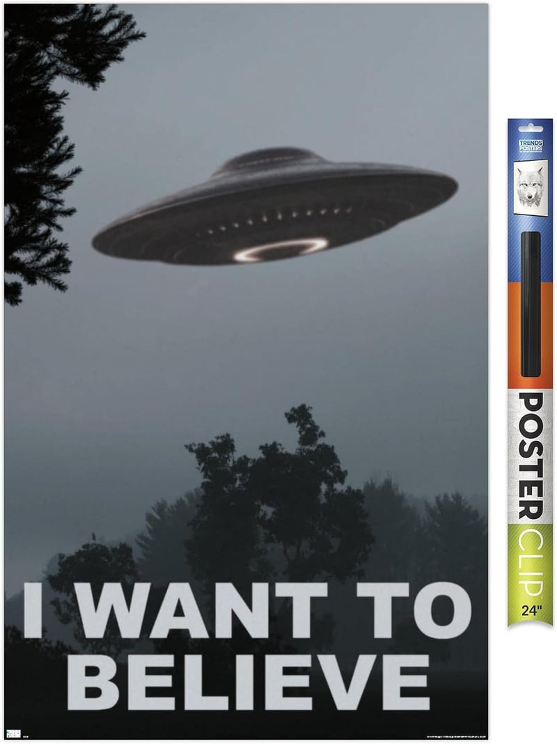 I Want To Believe Wall Poster with Clip Bundle, 34