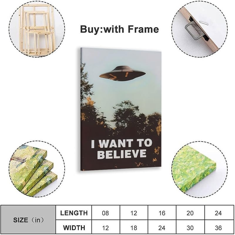 UFO Wall Art Print - 