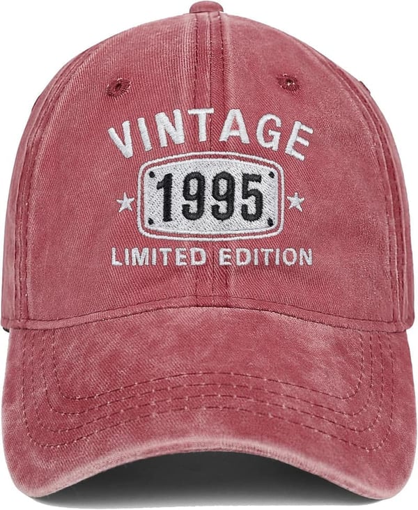 1995 Vintage Hat - 30th Birthday Gift for Him/Her