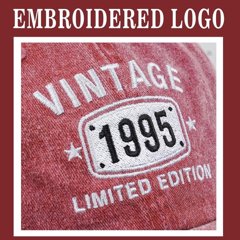 1995 Vintage Hat - 30th Birthday Gift for Him/Her