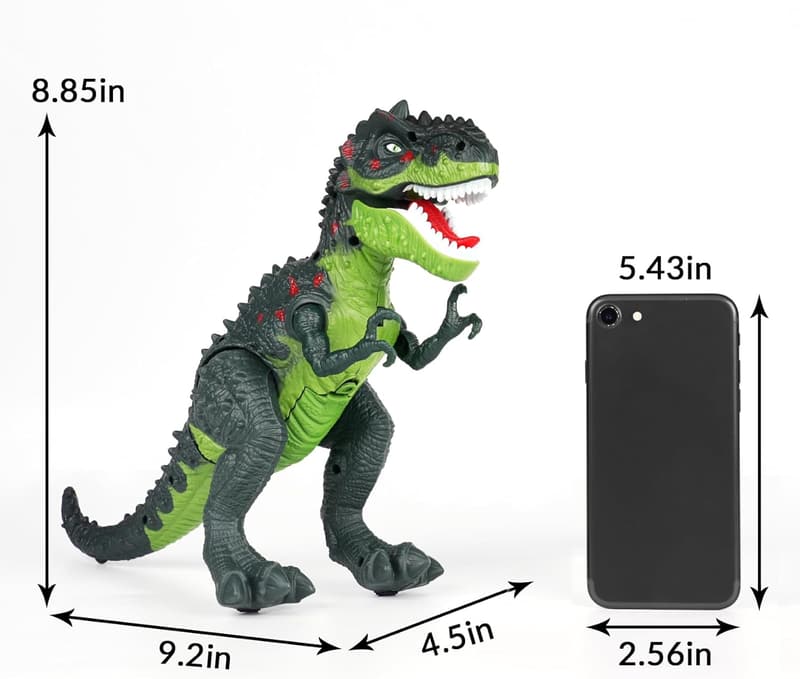 Tyrannosaurus Walking Toy with Sounds - Fun Gift for Kids 3-7