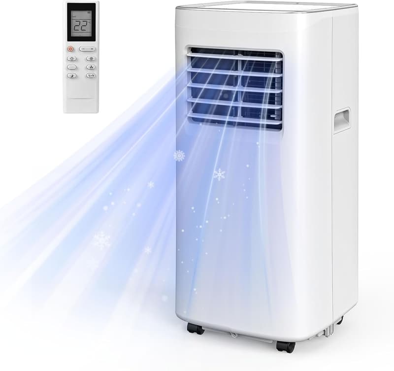 Portable 3-in-1 Air Conditioner with Remote Control, 8500 BTU