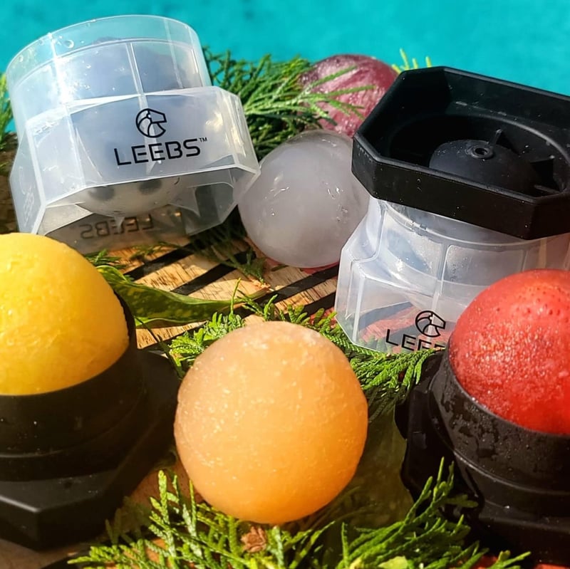 3-Pack Silicone Ice Ball Maker for Craft Cocktails