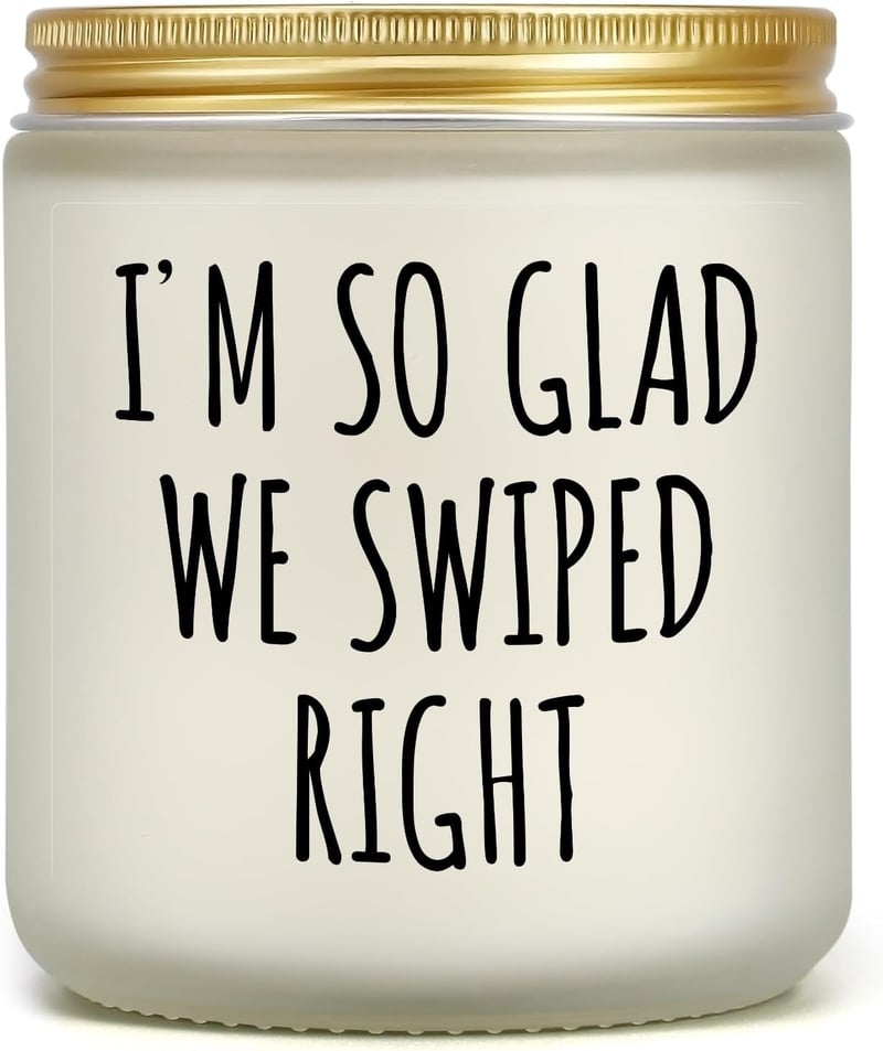 Lavender Scented Candle for Couples - Romantic Gift