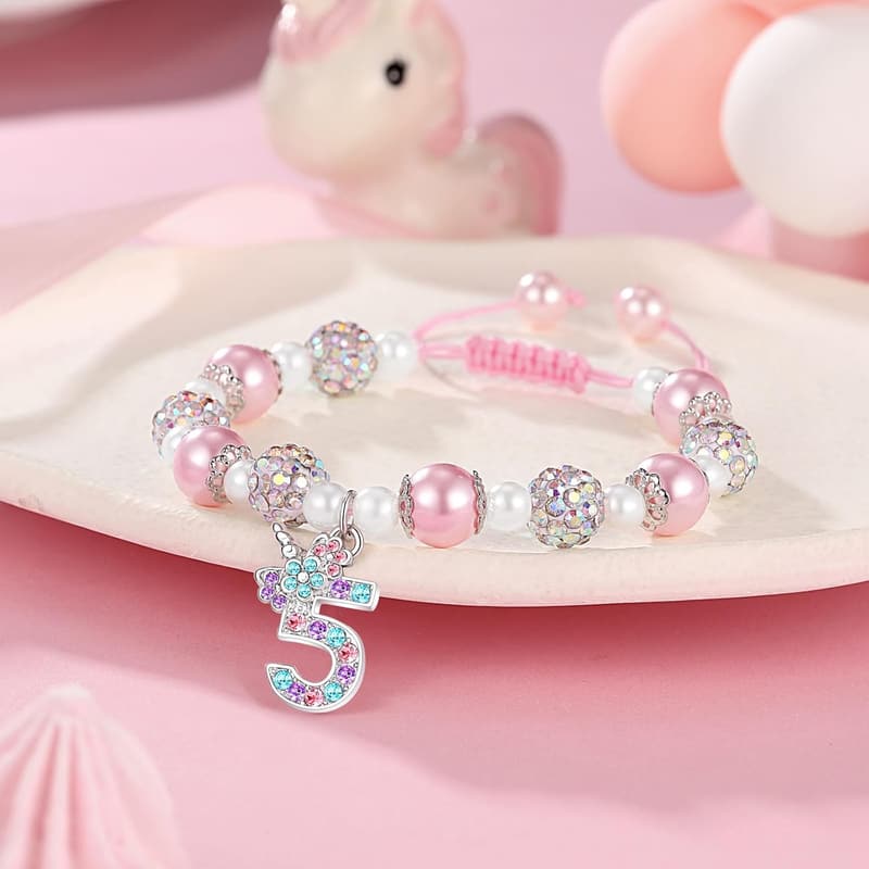 Unicorn Bracelet for Girls Aged 3-12 - Perfect Birthday Gift