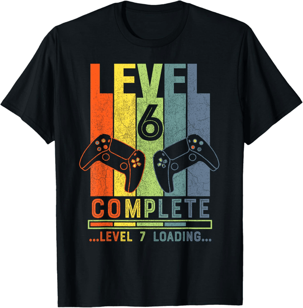 6th Anniversary Gamer T-Shirt Gift