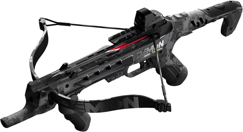 Barnett Demun Accu Strike Pro Mini Crossbow with Red/Green Sight