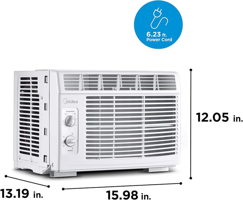 Midea 5,000 BTU Window Air Conditioner for Small Rooms