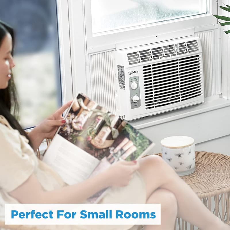 Midea 5,000 BTU Window Air Conditioner for Small Rooms