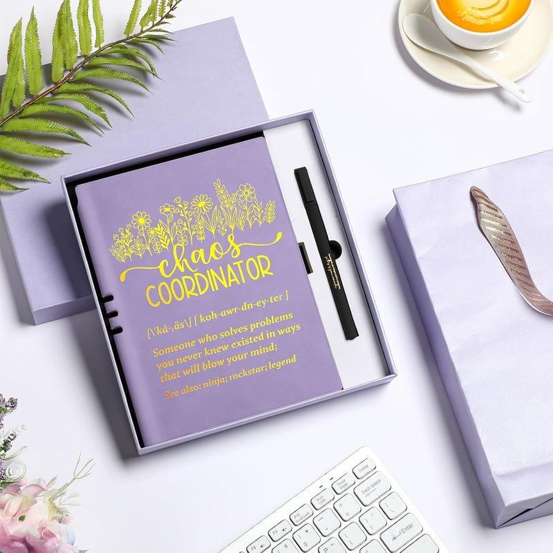 Administrative Professionals Day Chaos Coordinator Notebook Set for Women