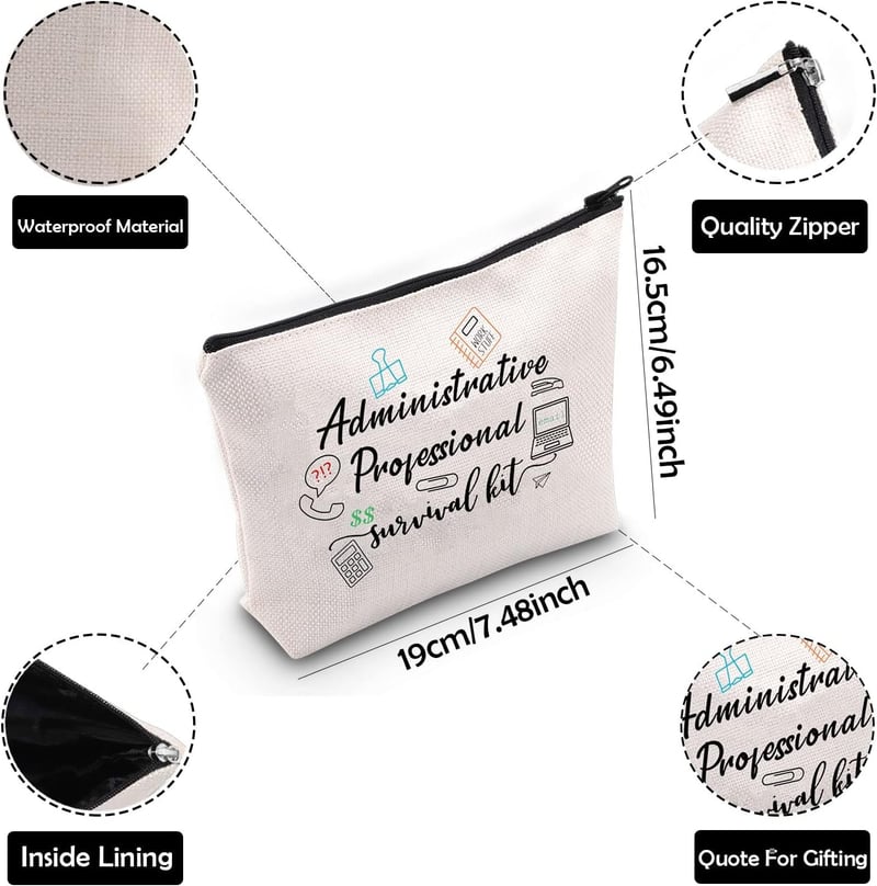 Administrative Professional Cosmetic Bag - Gift for Admins