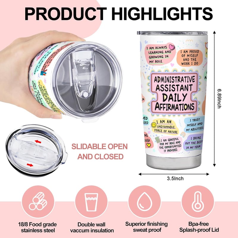 Administrative Professional Day Stainless Steel Tumbler 20oz