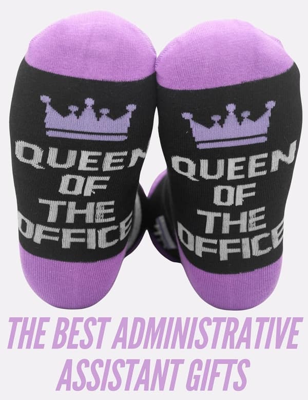 Administrative Professional Day Queen Crew Socks for Women