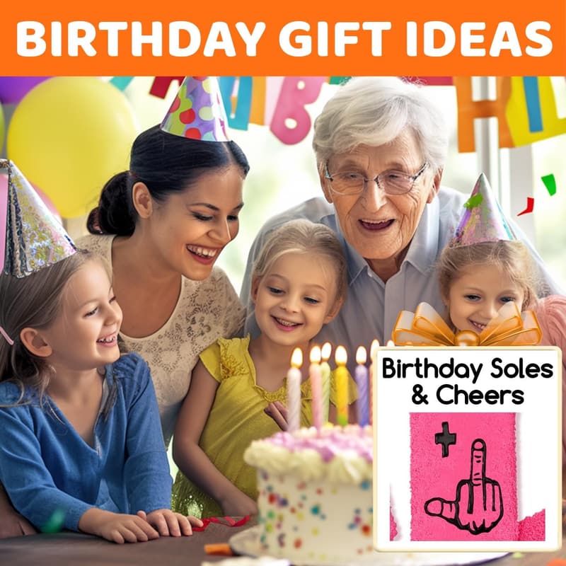 Humorous Birthday Socks for Senior Women (Ages 51-60)