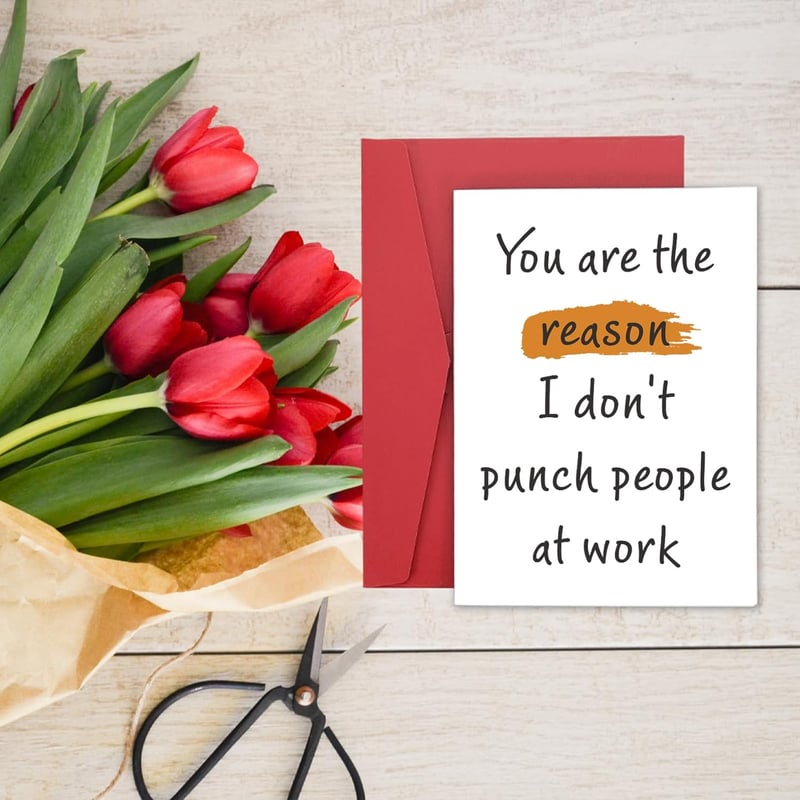 Funny Administrative Professionals Day Card for Coworker Farewell