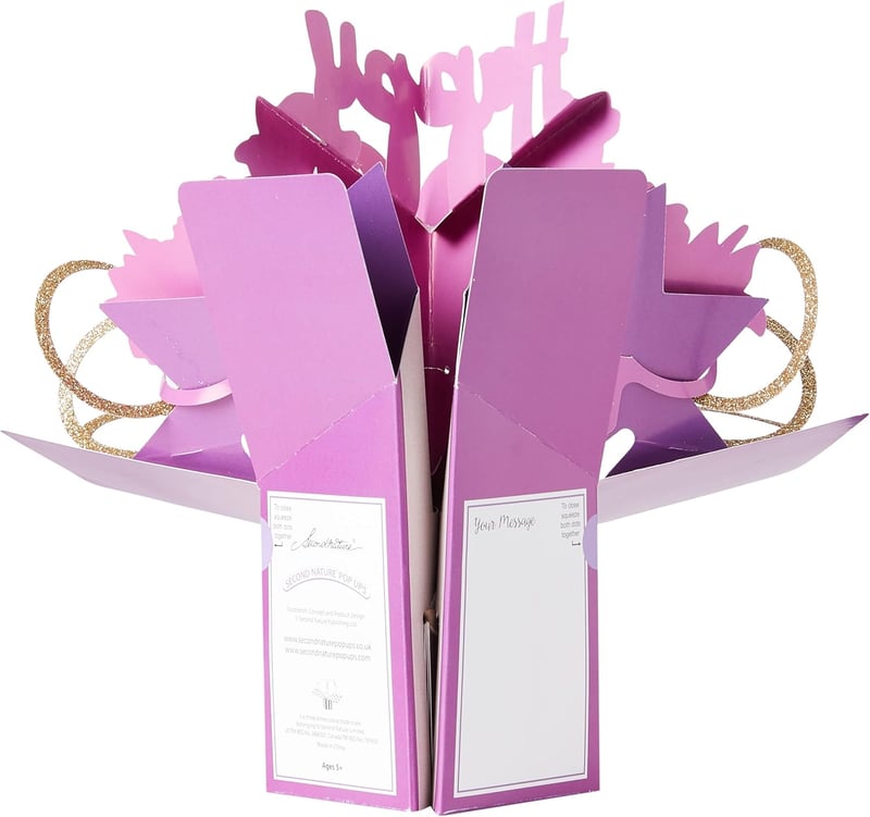80th Birthday 3D Pop-Up Greeting Card