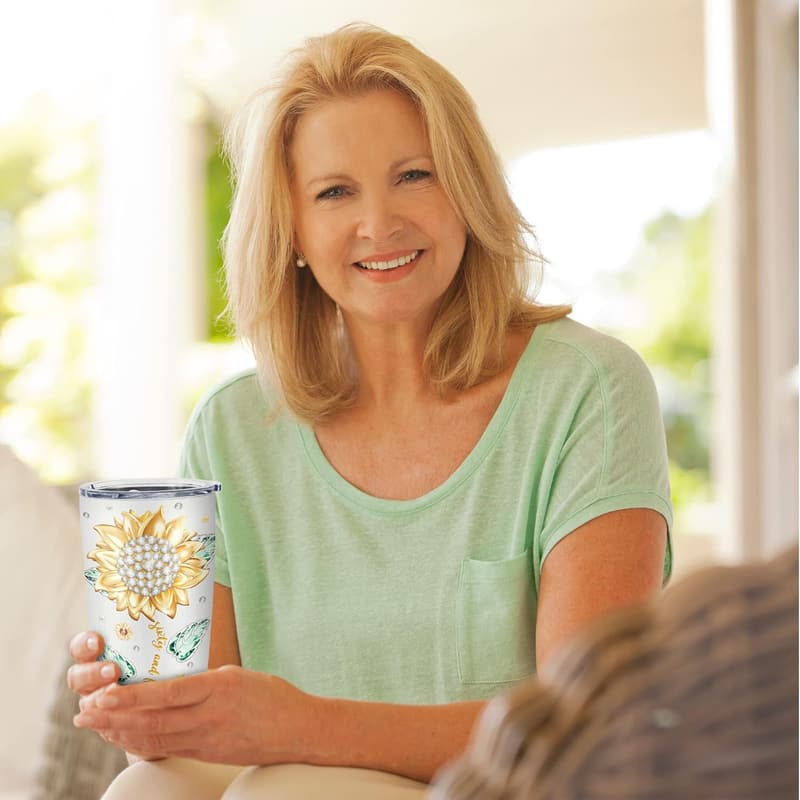 70th Birthday Tumbler for Women, 20oz Gift