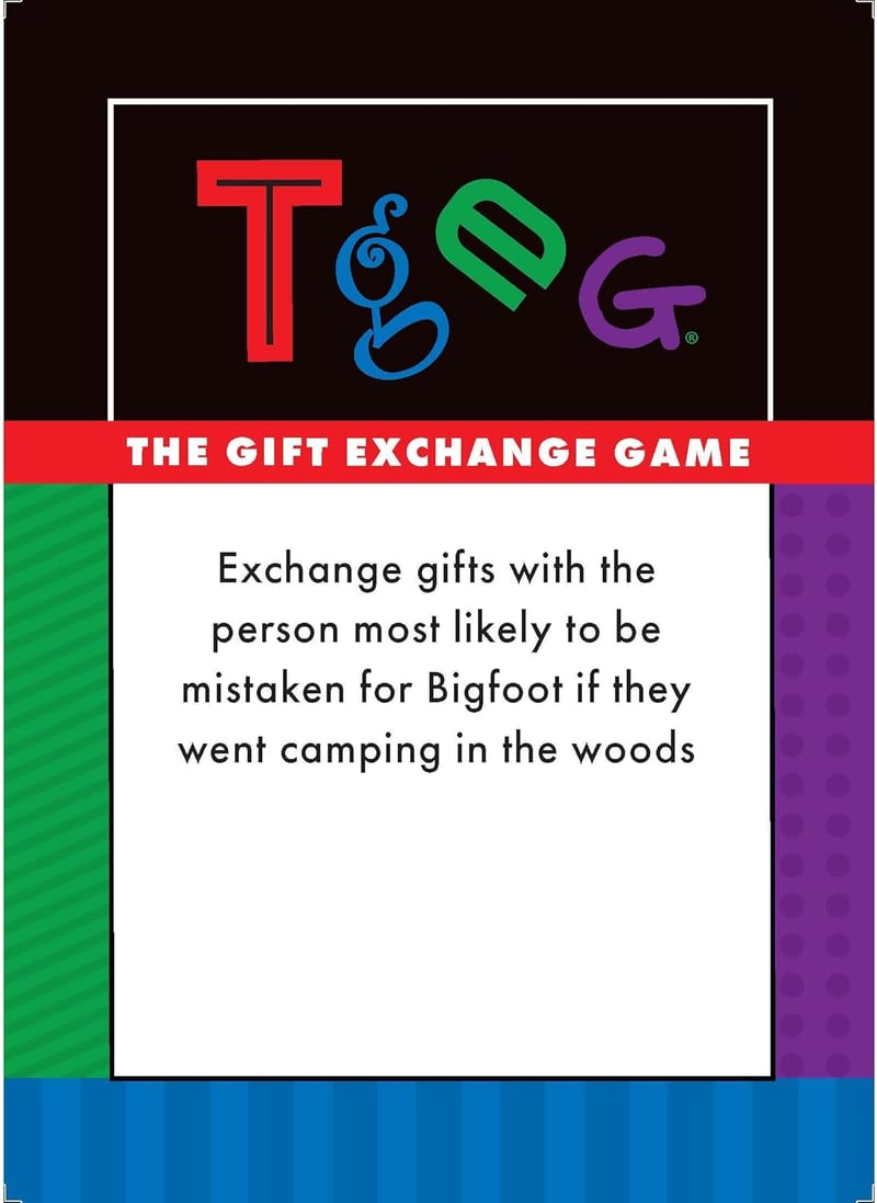Holiday Party Fun Game for Family, Friends & Co-Workers