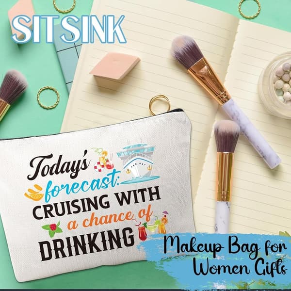 Cruise Essentials Gift Set - 4 Pcs Travel Pouches