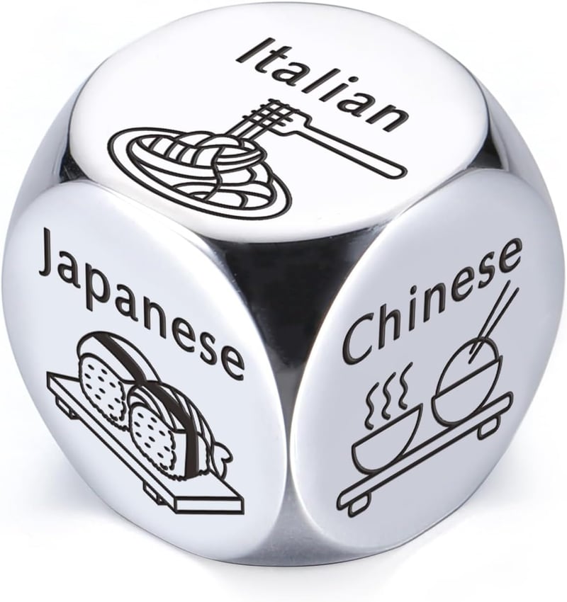 Funny Food Dice - Unique Anniversary Gifts for Couples