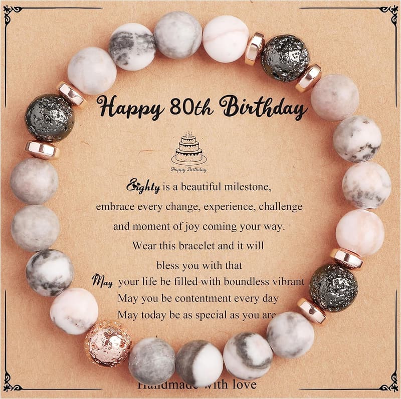 Natural Stone Bracelet for Women's Milestone Birthdays
