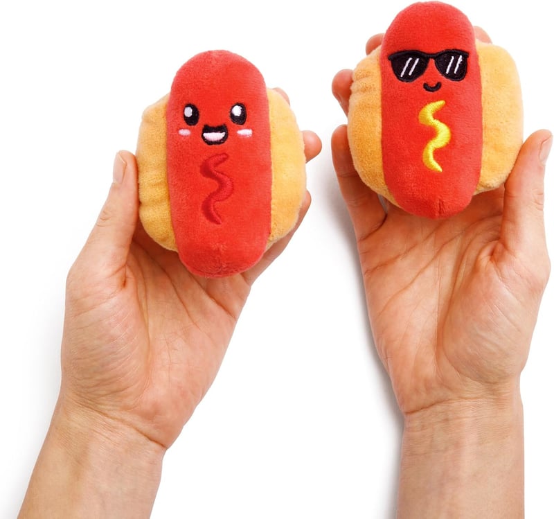 Emotional Support Hot Dogs Plushies – Funny Gift for All Ages