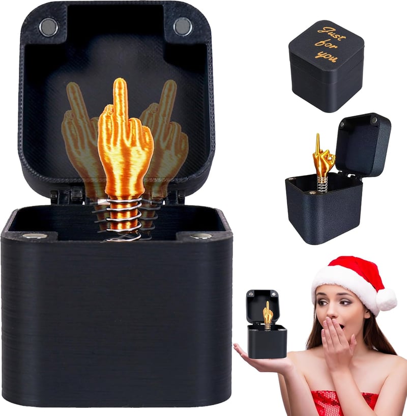 Middle Finger Surprise Prank Gift for Adults