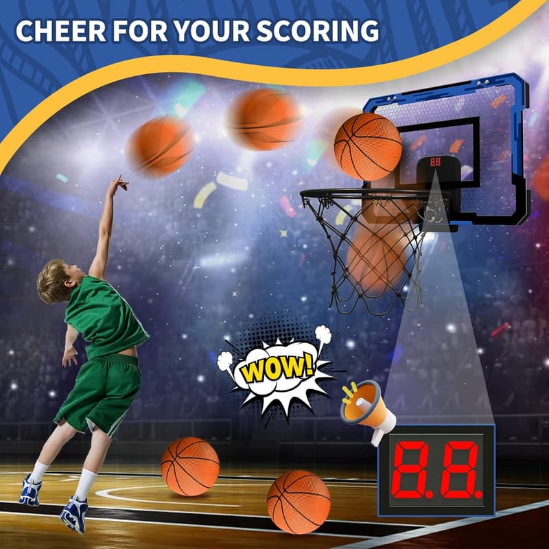 Mini Basketball Hoop for Kids - Indoor Play Set